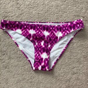 Victoria’s Secret purple tie dye bikini bottoms size XS